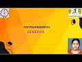 GENERICS IN JAVA OOP PROGRAMMING SNS INSTITUTIONS