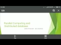 Parallel Computing and Distributed Database BE13F05F036