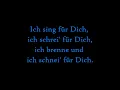 Für immer und dich (Text) - Rio Reiser