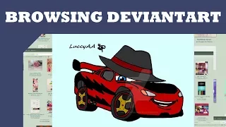 Browsing Deviantart Pixar Cars Fanart
