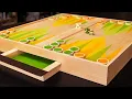 I almost lost my mind making this Backgammon board