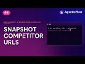 Claude Code Agenticflow CLI Snapshot Competitor URLs