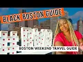 The Ultimate Black Boston Travel Guide Weekend Trip to Boston