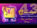 JavaScript Tutorial in Hindi Urdu part 43 Pop and Push