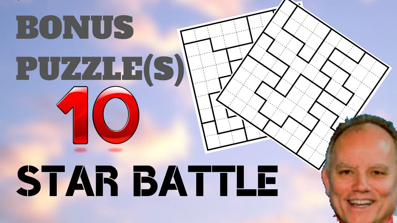 A double bonus: two Star Battle puzzles