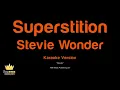 Stevie Wonder - Superstition (Karaoke Version)