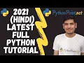 Complete Python tutorial for beginners in Hindi 2021 one Learn python in 3 hrs PythonPoint