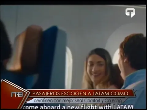 Pasajeros escogen a Latam como aerolínea con mejor Seat Confort y Catering