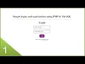 How to Create Login System in PHP and MySQL - Part 1