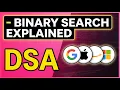 Binary Search Algorithm Explained Theory Code