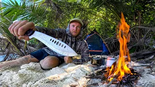 3 Days Solo Survival On A Deserted Island (No Food, No Water, No Fire)