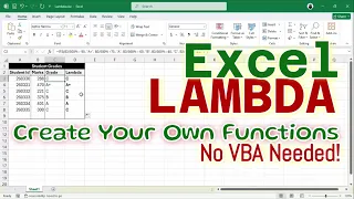 Excel LAMBDA Function Create Custom Functions Without VBA