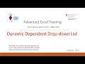Ep 36 Dynamic Dependent Drop down List