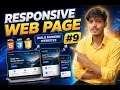 Responsive Web Page Design Tutorial IN 20 Min HTML CSS