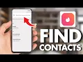 How To Find Contacts On The Tinder App Full Guide 2026