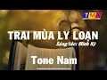 [KARAOKE] Trai mùa ly loạn (Rumba) – Tone Nam – Cover by TMN