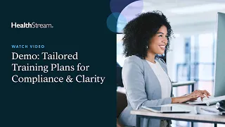 Demo Tailored Training Plans for Compliance Clarity