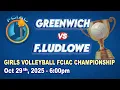 FCIAC Girls Volleyball Championship 2025 - Greenwich vs Ludlowe