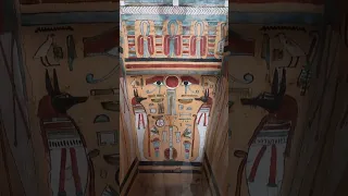 رسومات من داخل التابوت الفرعون تثبت ان الفراعنه فنانين Drawing Inside Pharous Coffin 