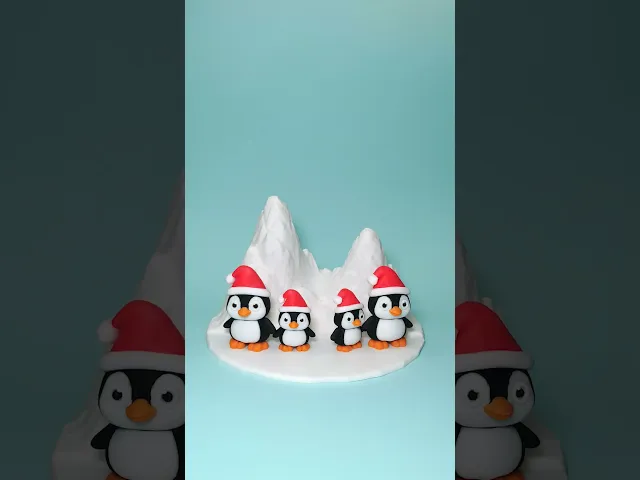 Flexi Penguin | Print-in-place | No Support video thumbnail