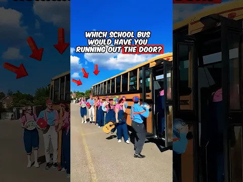 Which School Bus Would Have You Running Out the Door?! 👈