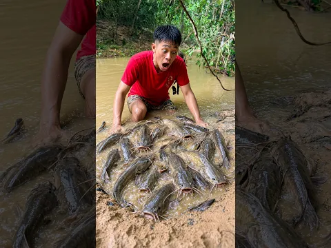 Easy Fishing Hacks with Coco Cola and Mentos for Survival in the Forest
