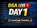 DSA Daily Live Solving LeetCode Problems The Learning Curve Day 1