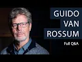 Creator of Python Programming Language Guido van Rossum Oxford Union