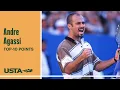 Andre Agassi Top-10 Points US Open