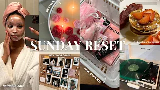 sunday reset hair skin care everything shower diy candle prepping for the week u0026 more