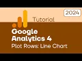 Google Analytics Tutorial Plot Rows in line charts