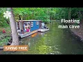 Solo on river shantyboat quits city to live free at edge of society