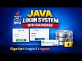 Java GUI Project Login Management System with Swing UI
