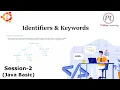 Java Basic - Identifiers Keywords Reserved Words Session-2