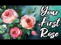 THE EASY ROSE This is my No-Fail Acrylic Rose LIVE STREAM CLASS Step by step