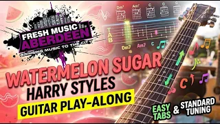 Video thumbnail for Harry Styles — Watermelon Sugar — Guitar Play Along TAB