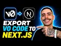 HOW TO EXPORT V0 CODE TO NEXT JS STEP-BY-STEP GUIDE 2026