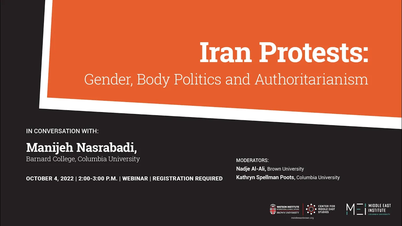 Iran Protests: Gender, Body Politics and Authoritarianism