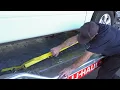 Securing the Vehicle In Tow to the Toy Hauler U-Haul Trailers