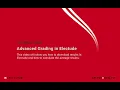 Electude - Tutorial Advanced grading in Electude