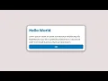 How To Make Popup In HTML CSS Javascript Hello World