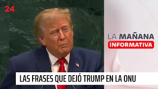 Reemplazará IA por "super inteligencia": las frases que dejó Donald Trump en la ONU | 24 Horas TVN