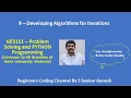 Iterations Algorithms for natural numbers numbers using loops GE3151-PSPP Tamil 9