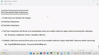 JAVA Collections By Mr Ashok Session - 08 Ashok IT