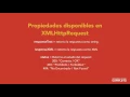 Estados y Propiedades en XMLHttpRequest