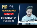 17 String Built-in Functions in PHP - Hindi Urdu