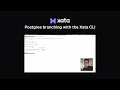 Postgres branching with the Xata CLI