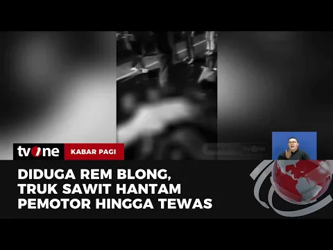Truk Angkut Minyak Sawit Tabrak Sepeda Motor, 3 Orang Tewas