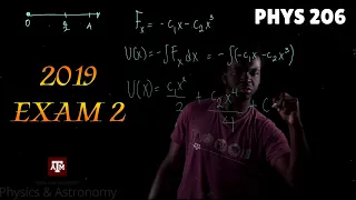 Physics 206 2019 Exam 2 Step-By-Step Solution