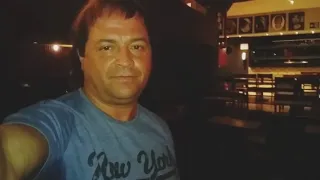 Carlos Evanney e Nando Carlos na gravação para a Rede Record